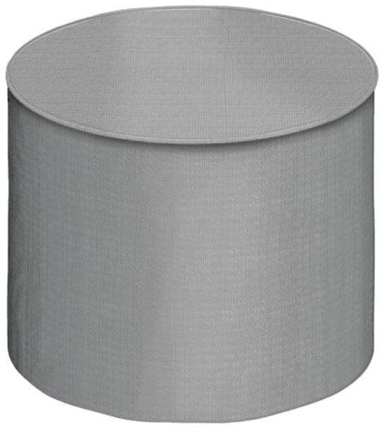 Tripel Round Waterproof Central Air Conditioner Cover, 30-in x 34-in, Grey