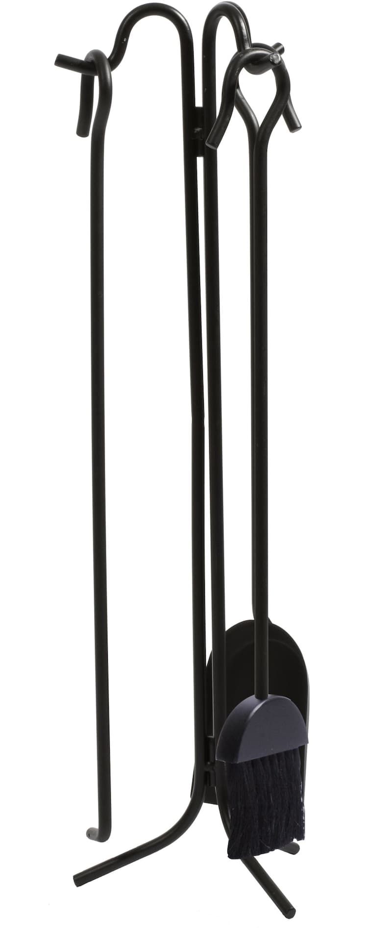 Panacea Fireplace Tool Set, Black, 4-pc