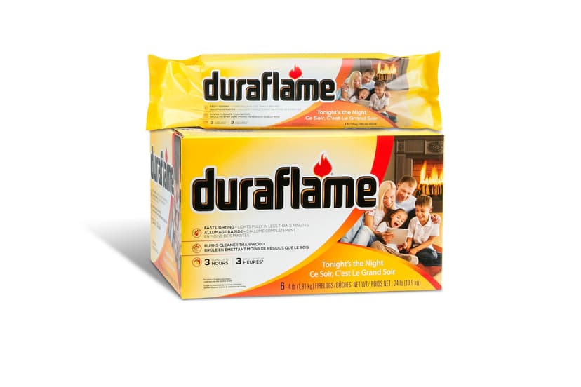 Duraflame Fast-Lighting Eco-Responsible Fire Logs, 6-pk, 4-lb