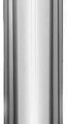 Duravent Double Wall Chimney Stove Pipe, 7 x 36-in, Stainless Steel