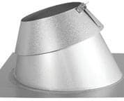 DuraVent Adjustable Roof Flashing & Storm Collar For Steep Roof, 7-in, Stainless Steel