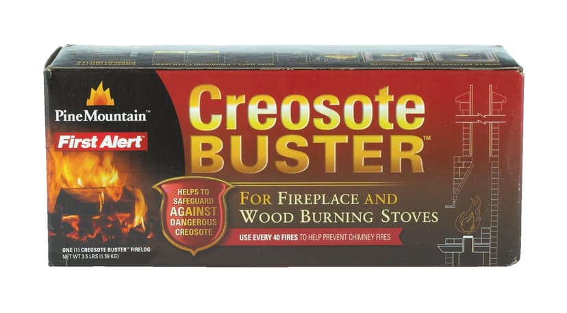 Pine Mountain Creosote Buster Fire Log For Fireplaces & Woodstoves