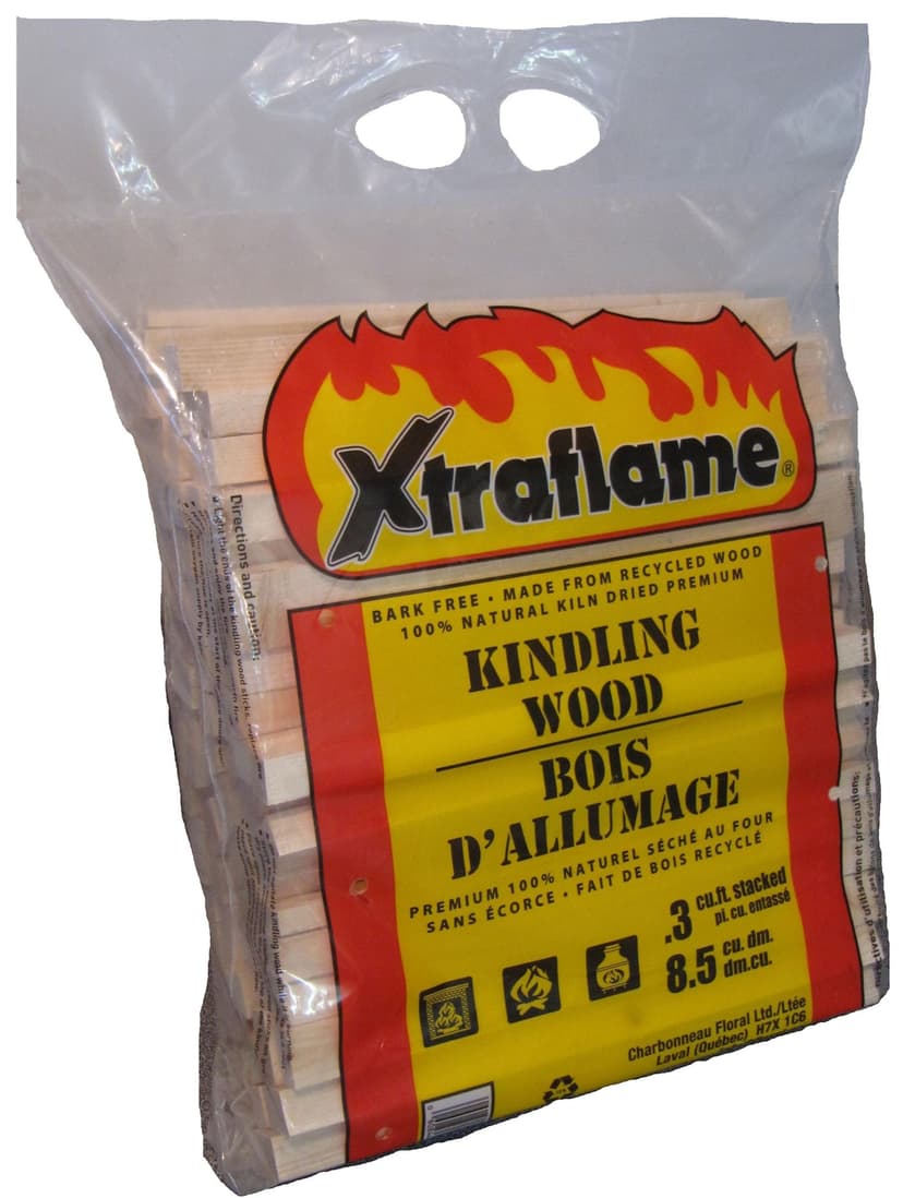 Xtraflame Kiln Dried Kindling Wood For Camping, 0.3-cu ft
