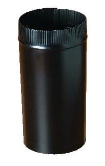 Imperial Metal Stove Pipe Fitting, Black Matte Finish, 6-in x 12-in
