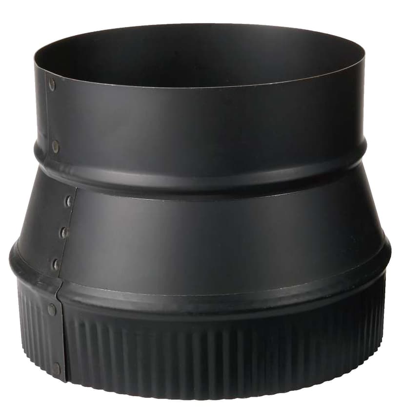 Imperial SE Crimp, Reducer, 7-in x 6-in, Black Matte Finish