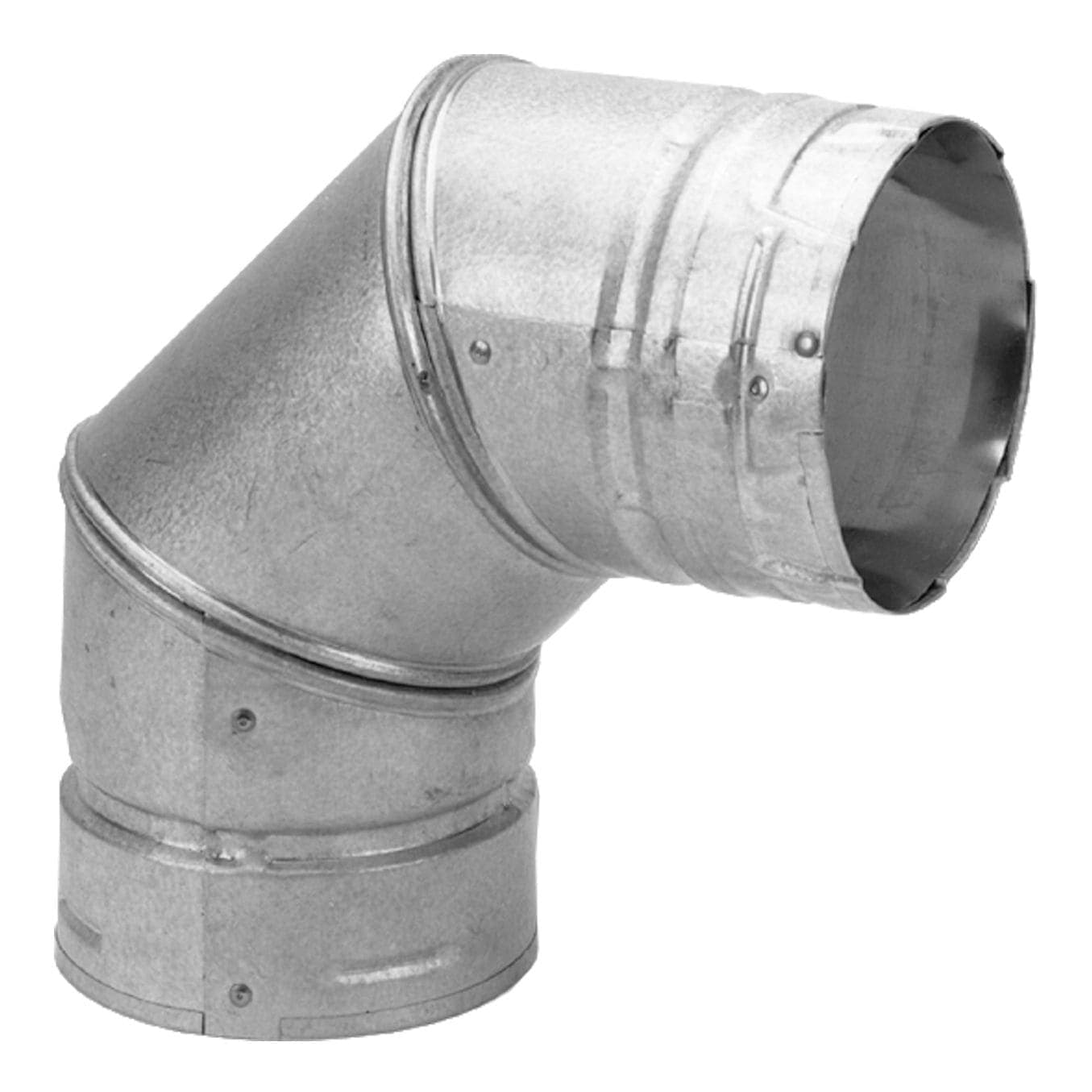 Duravent Endurance Pellet Vent With 90° Elbow 3-in, Stainless Steel