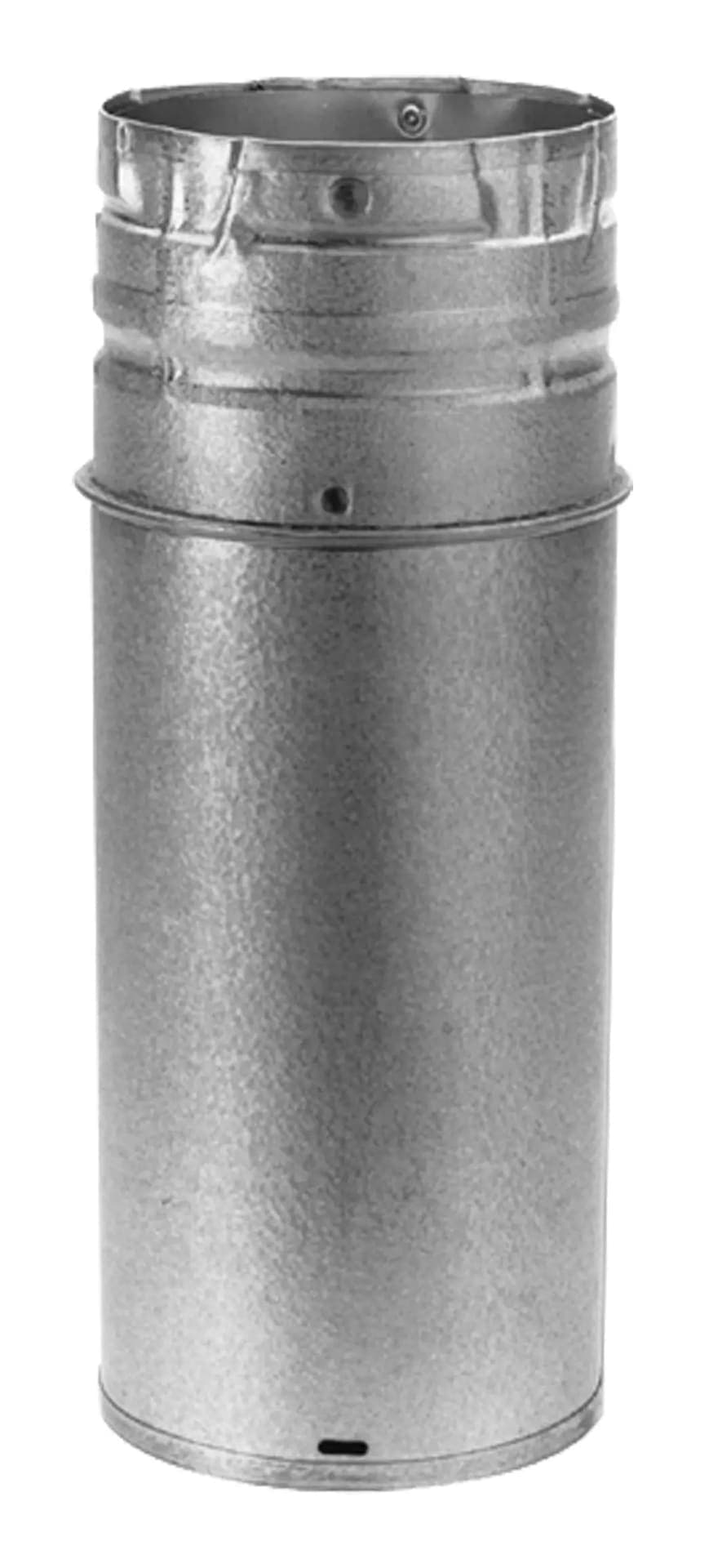 Duravent Endurance Pellet Vent 4-in x 12-in Double-Wall Chimney Stove Pipe, Stainless Steel