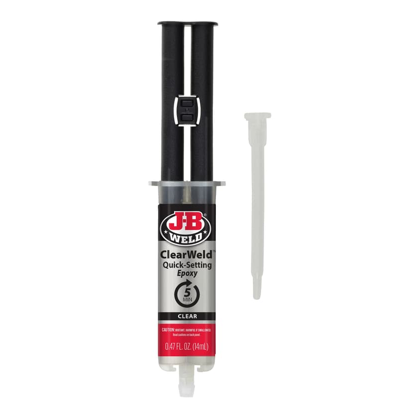 J-B Weld ClearWeld Syringe, 14-ml