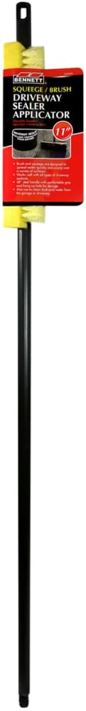 Bennett Asphalt Squeegee / Brush Driveway Sealer Applicator, 11-in