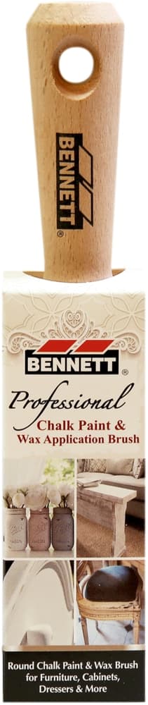 Bennett Professional Round Chalk Paint Brush, 16-mm