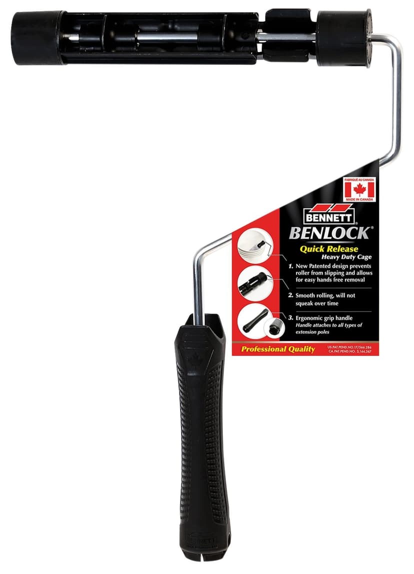Bennett Made In Canada Paint Roller Cage with Quick Release