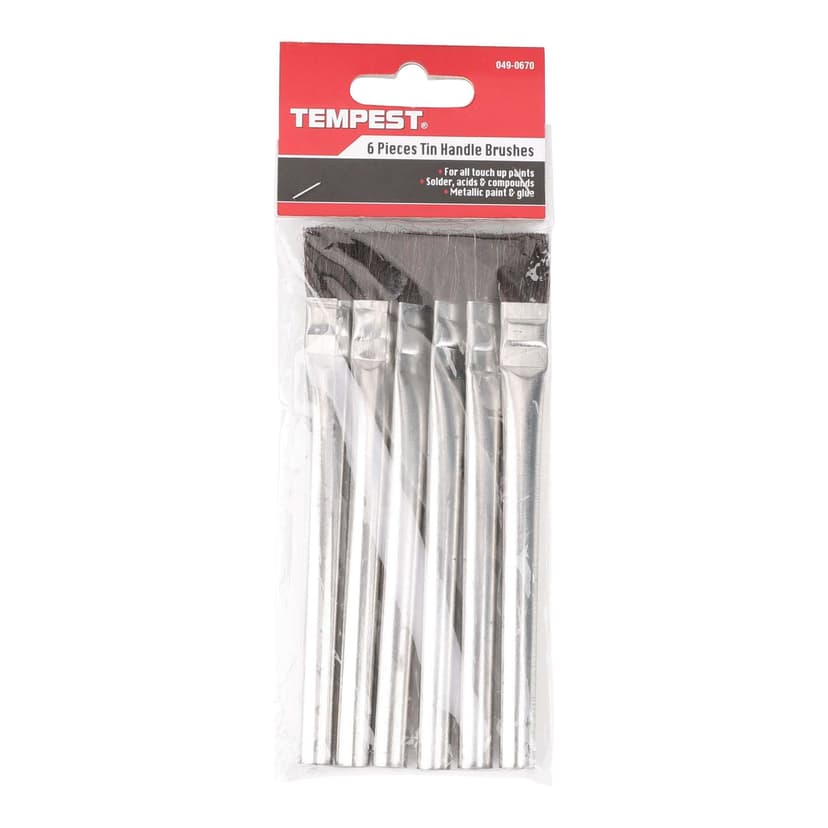 Project Select Pintar Utility Paint Brushes with Tin Handle, 6-pk
