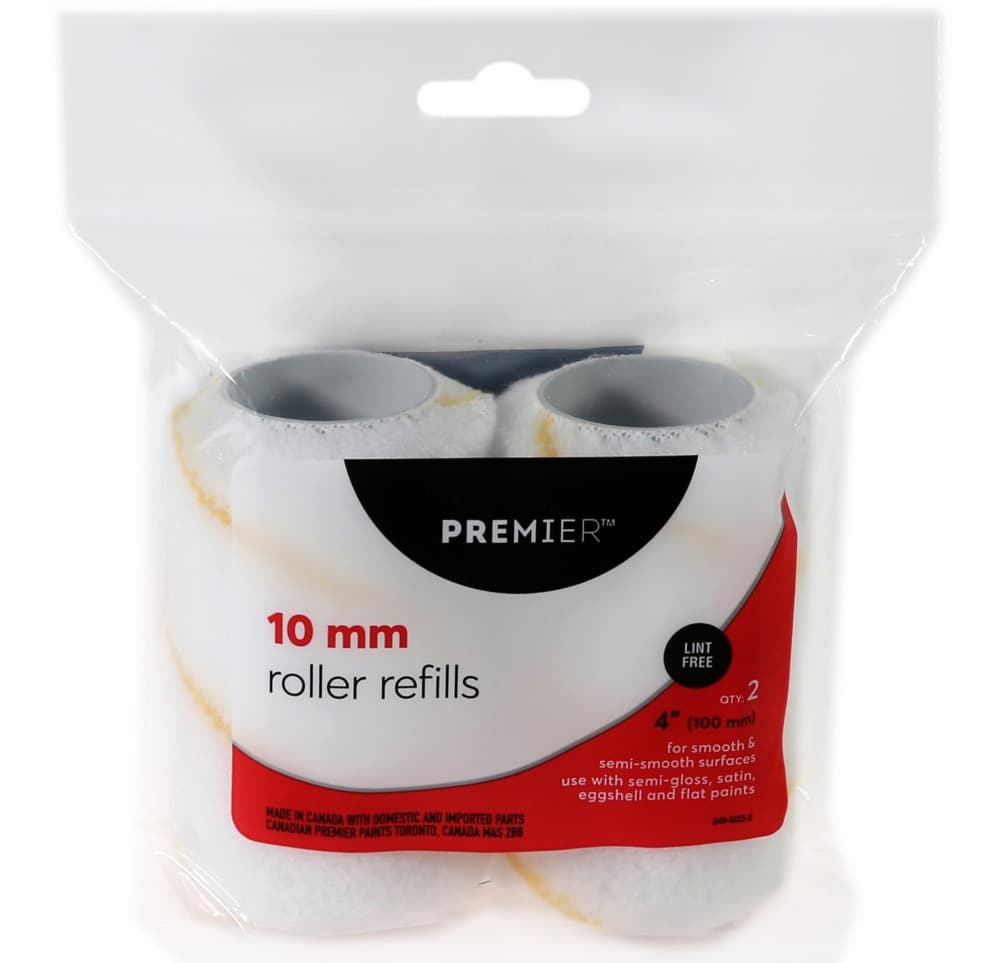 Premier Paint Rollers, 4-in, 2-pk