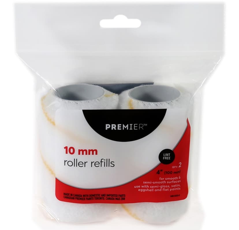 Premier Paint Rollers, 4-in, 2-pk