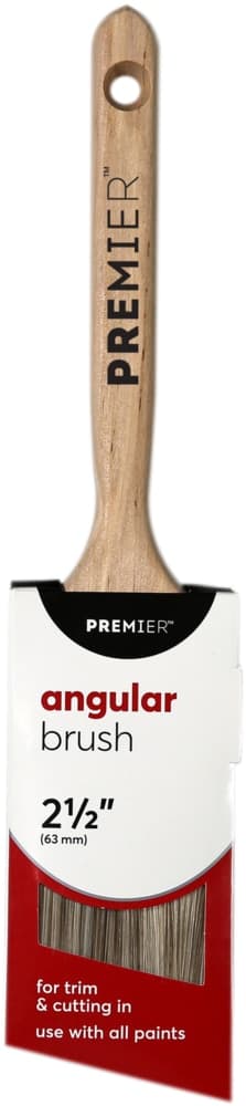 Premier Angle Poly Paint Brush for Trim & Cutting, 2.5-in