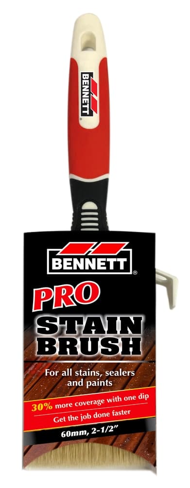 Bennett Pro 2-in-1 Stain Brush, 2.5-in