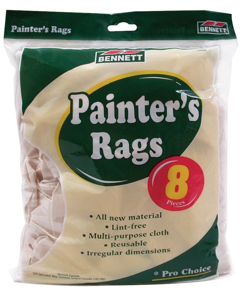 Bennett lint-free Cleaning Rags, 8-pc