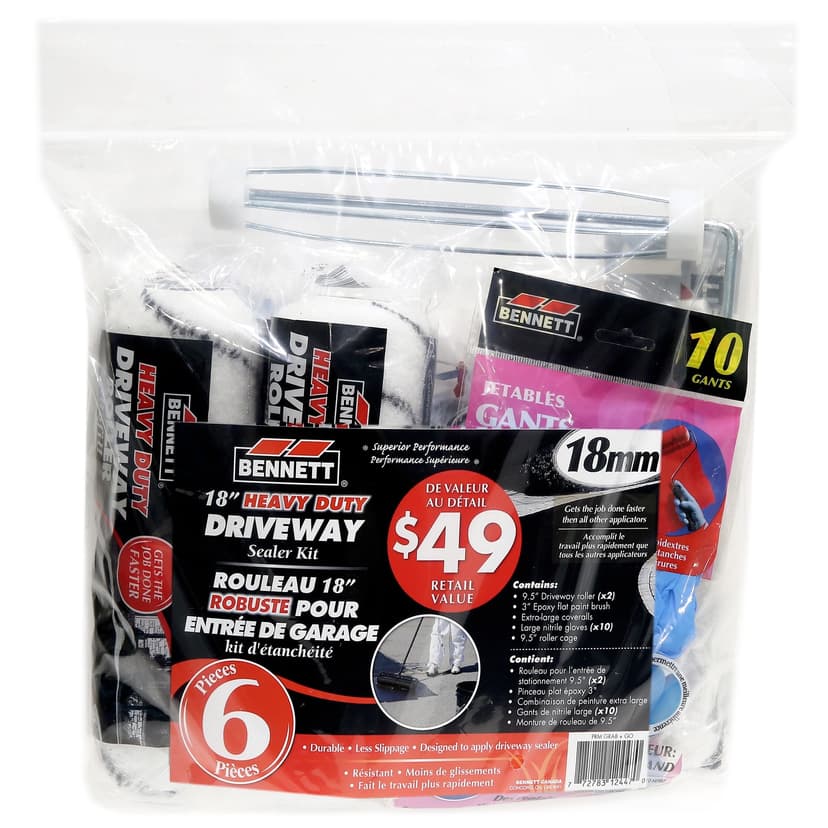 Bennett Grab and Go Driveway Kit, 6-pc