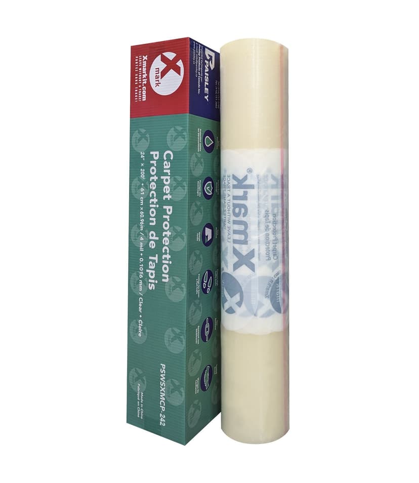 Xmark Pro Carpet Protection, Clear, 24-in x 200-ft