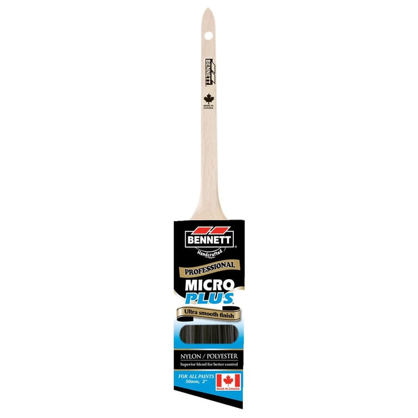 Bennett Professional Micro Plus Paint Brush with Thin Handle, 2-in