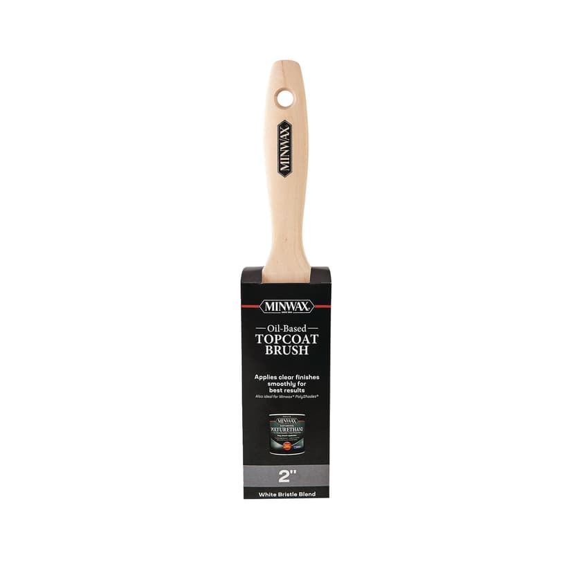 Minwax Polyurethane Trim Brush with Hardwood Handle, 2-in