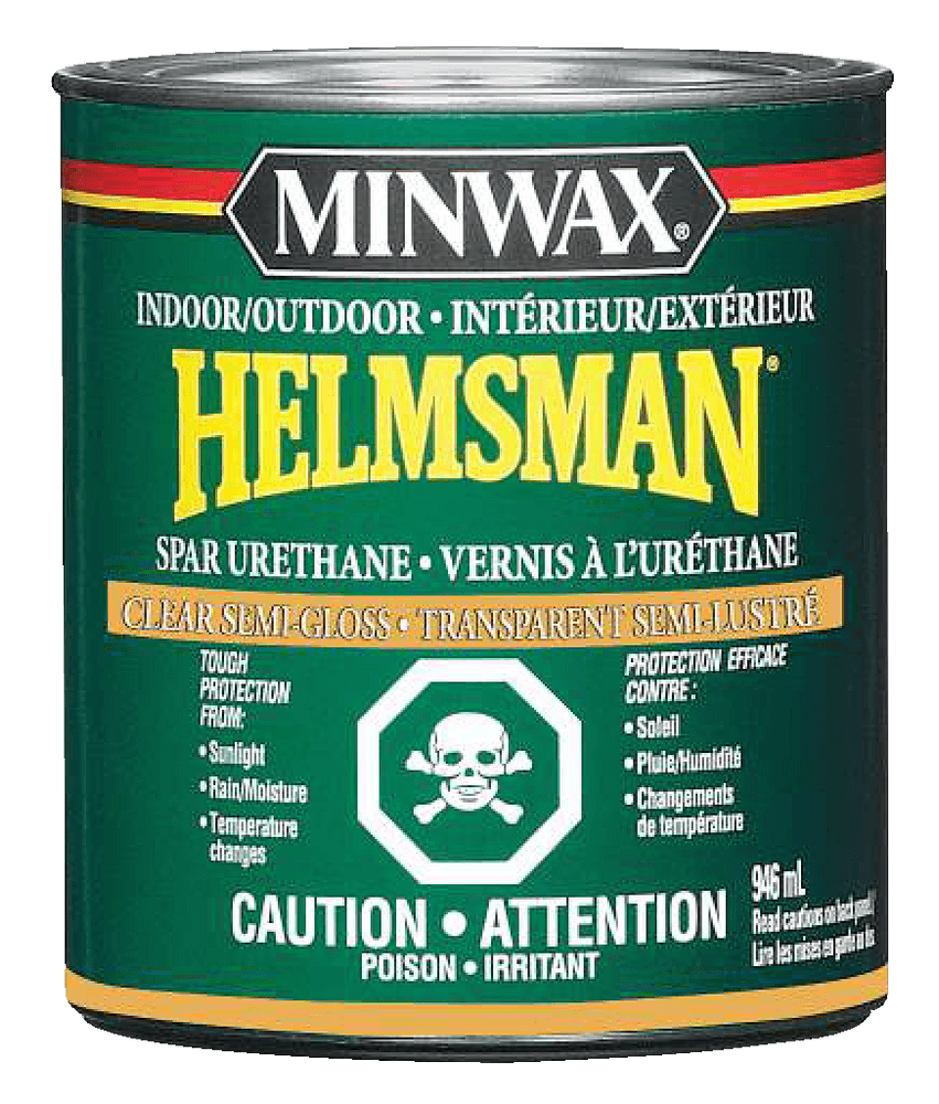 Minwax® Helmsman Interior/Exterior Wood Spar Urethane/Varnish, 946-mL, Clear Semi-Gloss