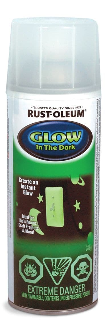Rust-Oleum® Specialty Glow In The Dark Interior/Exterior Aerosol Spray Paint, Green, 283-g