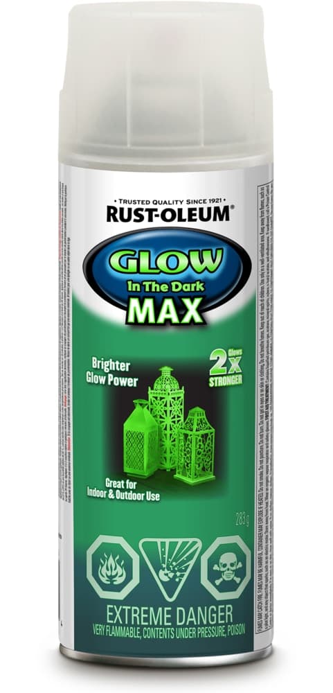 Rust-Oleum® Specialty Glow In The Dark Max Interior/Exterior Aerosol Spray Paint, 283-g