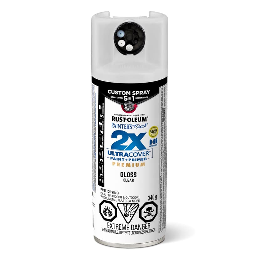 Painter's Touch 2X, 5-in-1, Gloss, Clear, 340-g