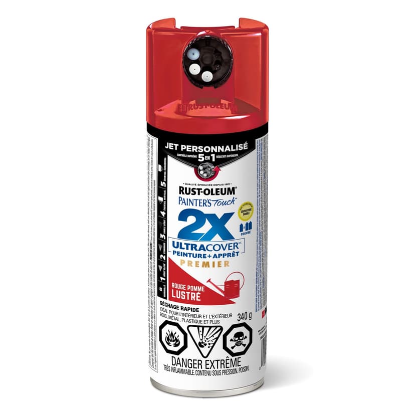Painter's Touch 2X, 5-in-1, Gloss, Apple Red, 340-g