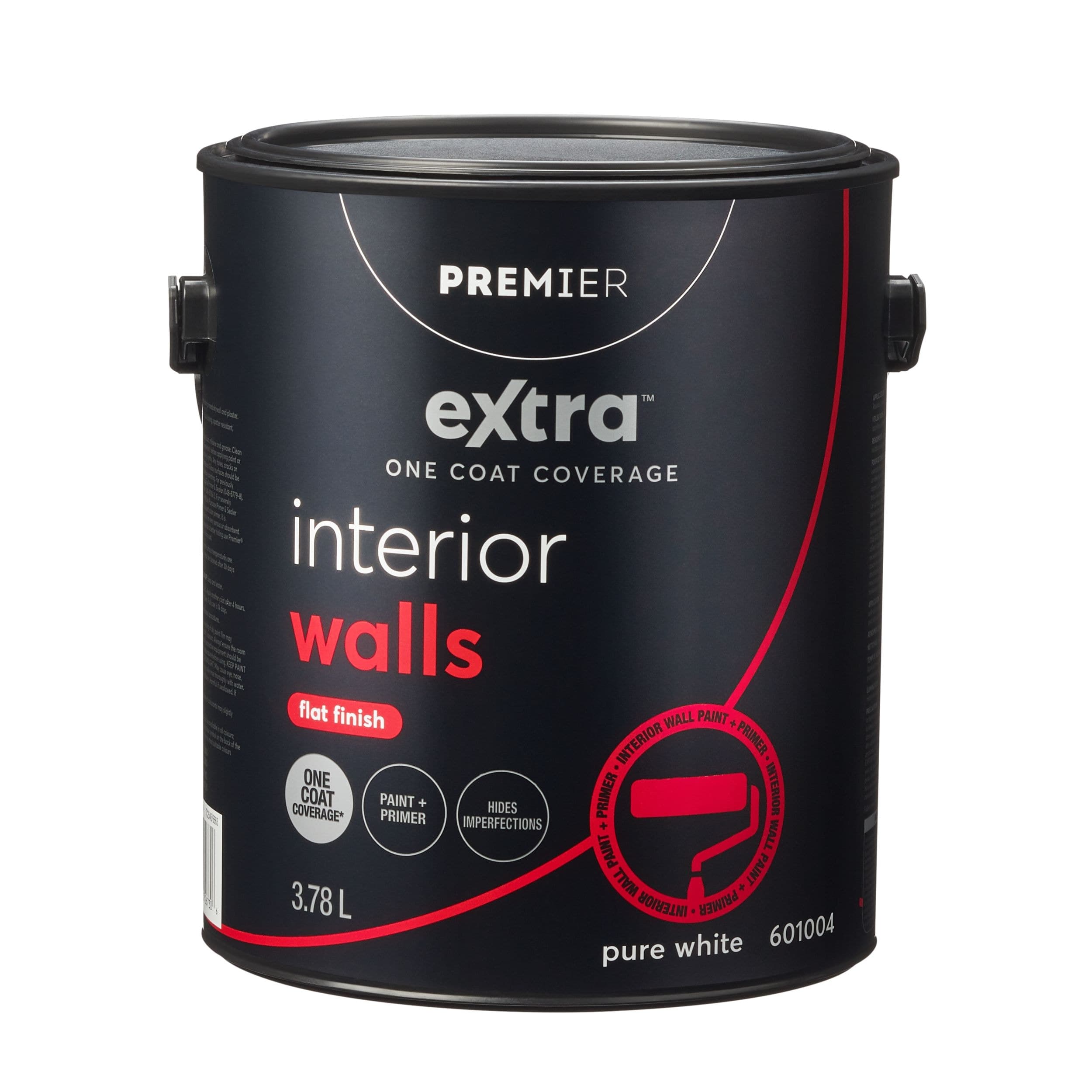 Premier Extra Interior Walls Paint & Primer, One Coat Coverage, Flat, Gallon