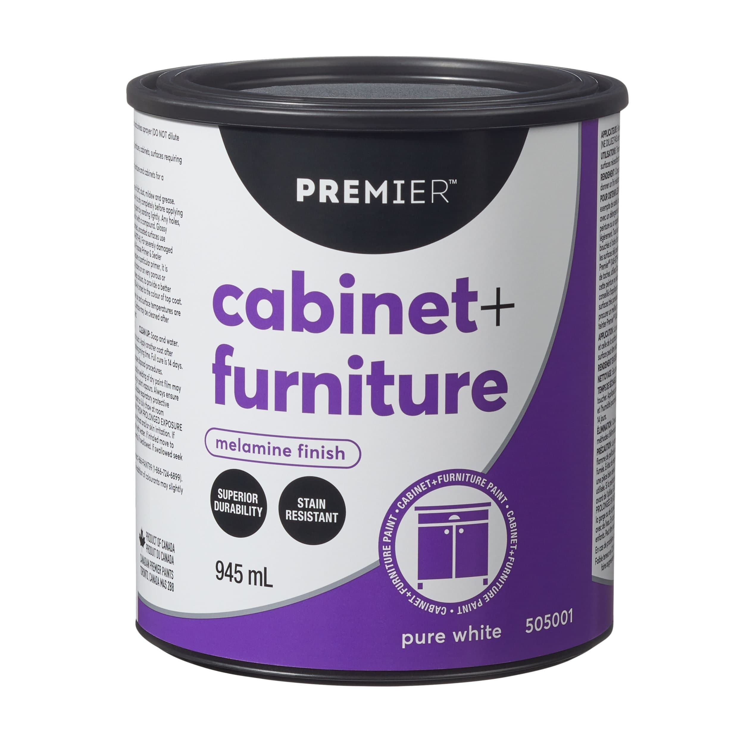 Premier Cabinet & Furniture Paint, Stain Resistant, Melamine, Quart