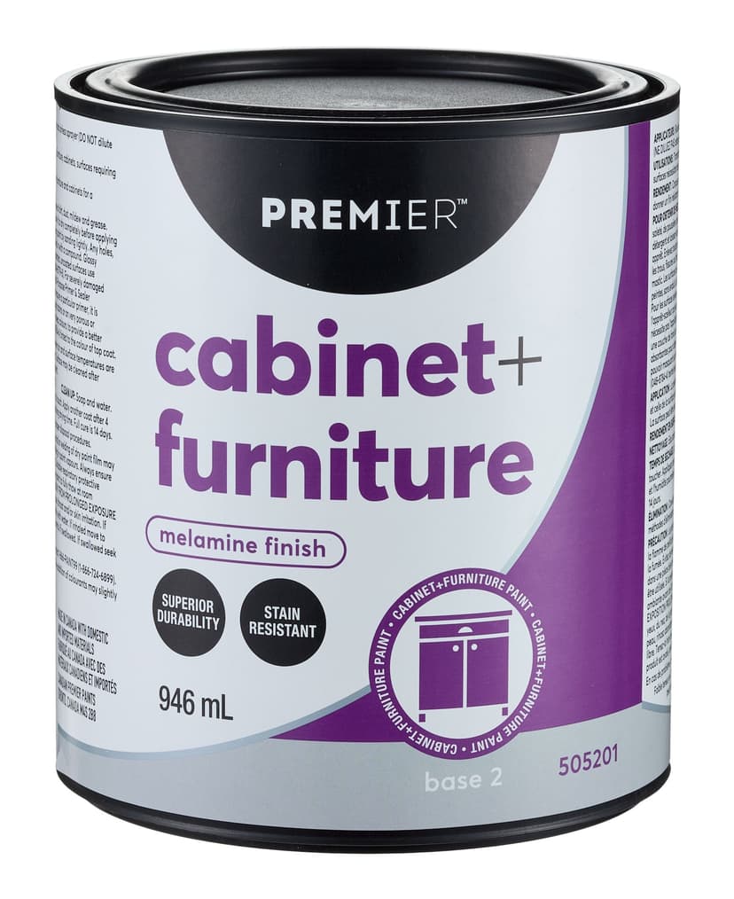 Premier Melamine Cabinet/Furniture Paint B2, White, 946-mL