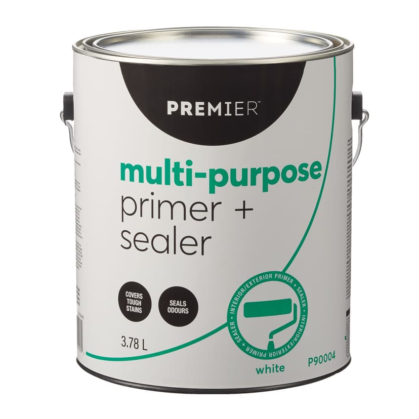 Premier Multi-Purpose Primer & Sealer, White, 3.78-L