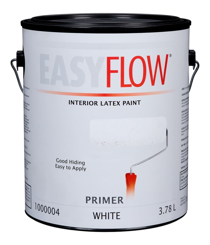 Interior Latex Paint Primer Sealer, White, 3.78-L/1-Gallon