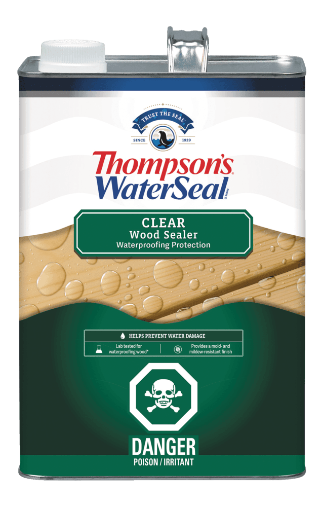 Thompson's® WaterSeal® Transparent Wood Sealer Plus Waterproofing Protection, Clear, 3.78-L/1-Gallon