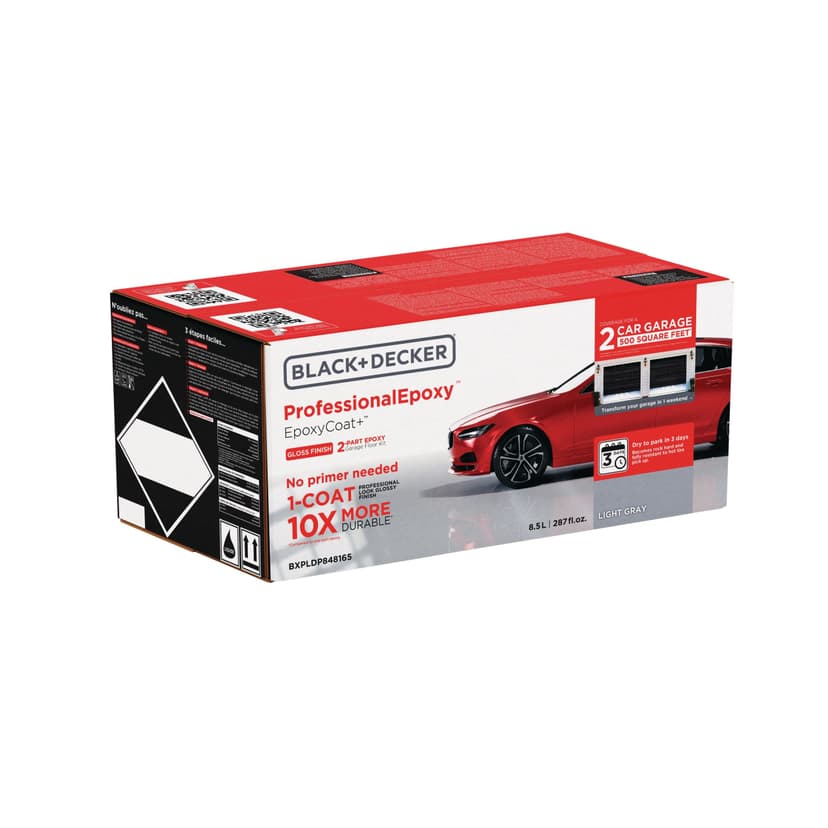 Black & Decker 2 part Epoxy Water-Based 2 Car Kit, Grey
