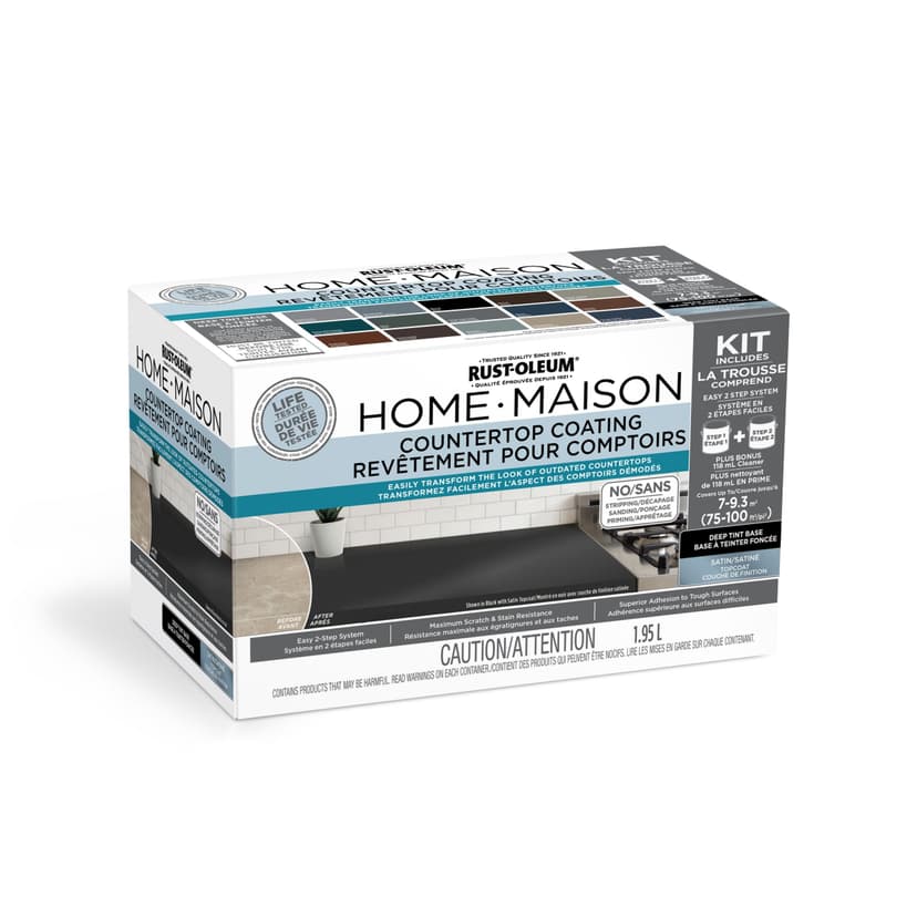 Rust-Oleum® Home DIY Countertop Coating Renovation Kit, Deep Tint Base, 1.95-L