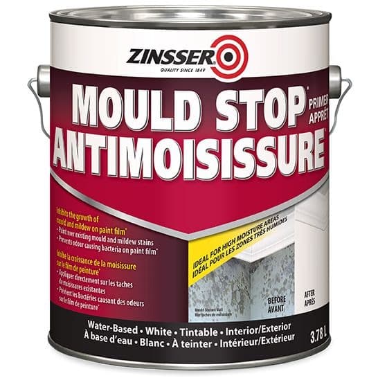 Zinsser Mould Stop Primer with Odour-Prevention, 3.78-L