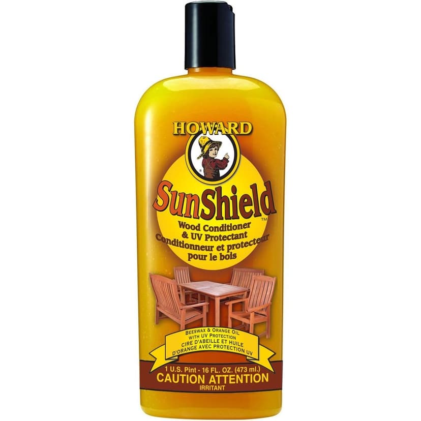 Howard SunShield Exterior Wood Conditioner & Protectant, 473-mL