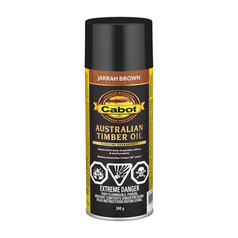 Cabot Australian Timber Oil Aerosol, Jarrah Brown, 340-g