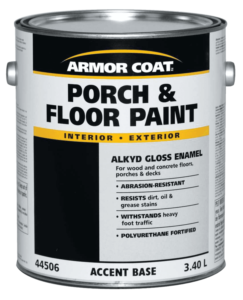 Armor Coat Interior/Exterior Alkyd Porch & Floor Paint, Accent Base, 3.4-L