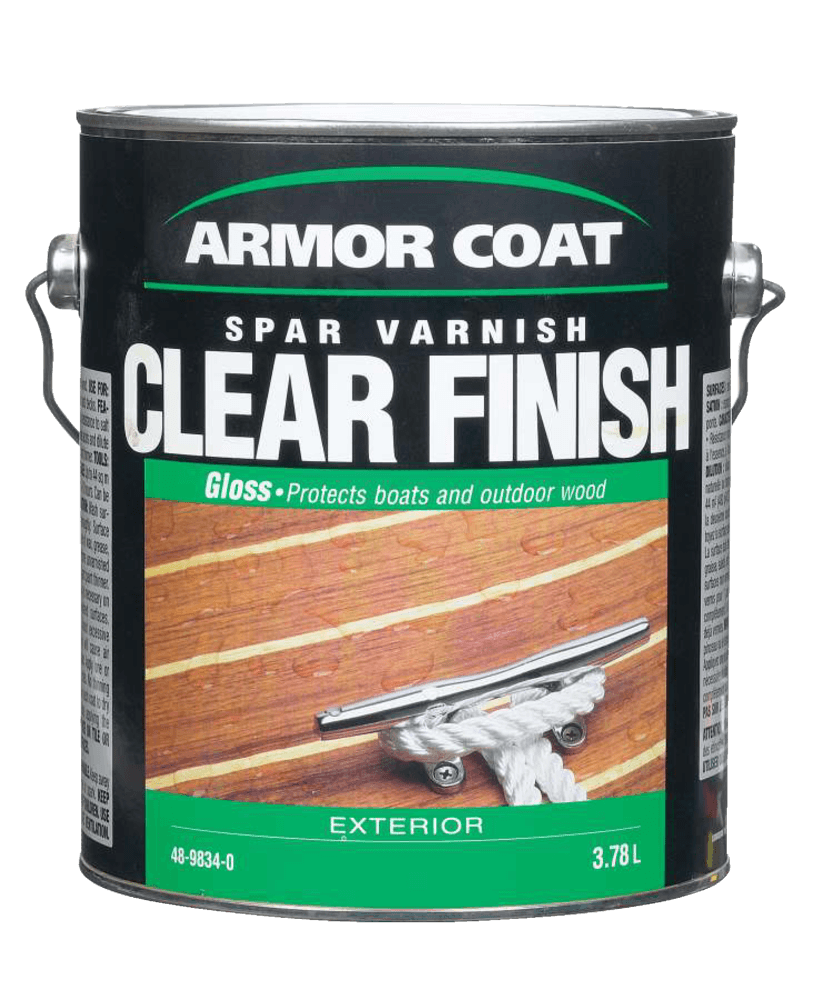 Armor Coat Exterior Wood Spar Varnish, Clear, Gloss, 3.78-L/1-Gallon