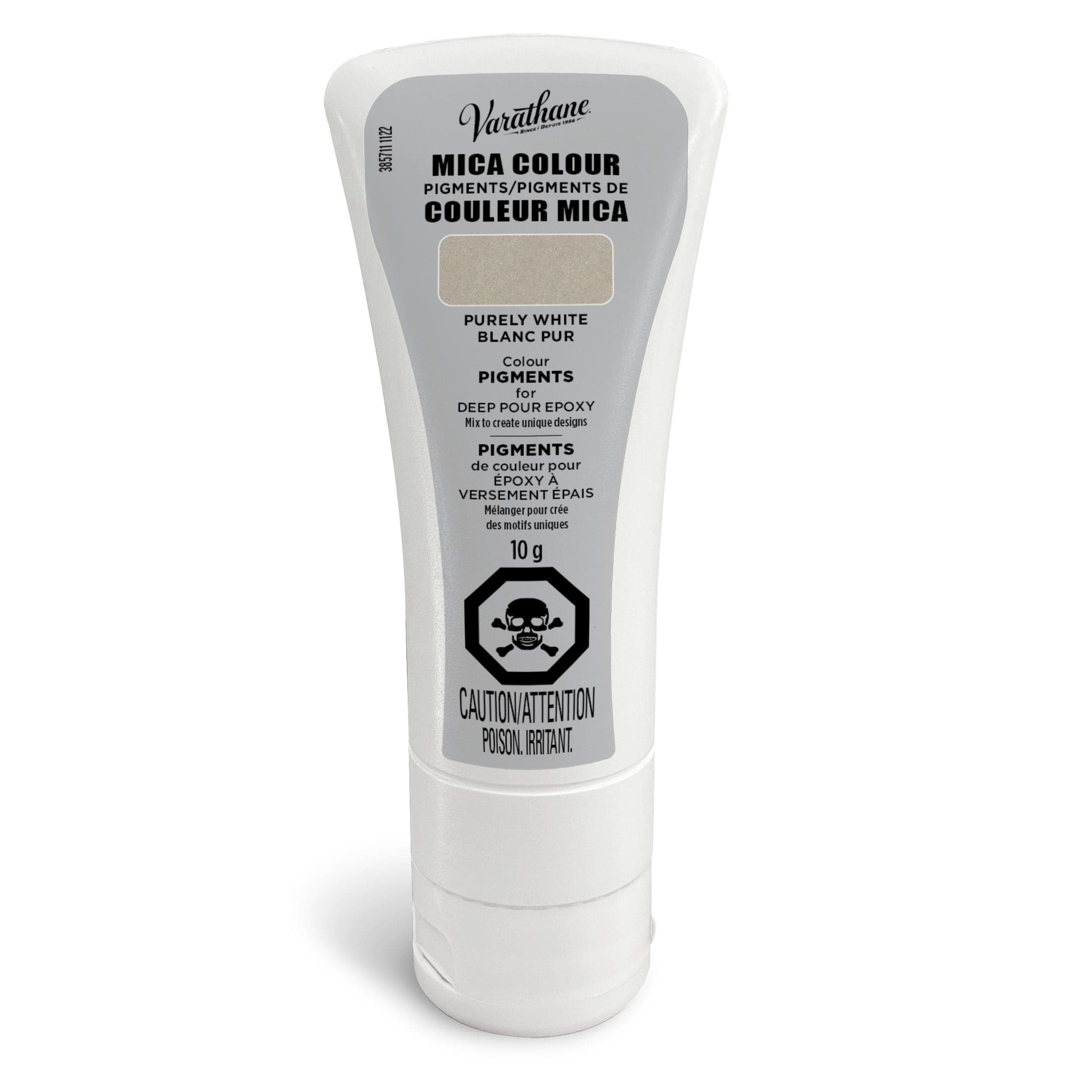 Varathane Mica Colour Pigment, For Deep Pour Epoxy, Purely White, 10-g