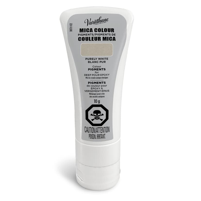 Varathane Mica Colour Pigment, For Deep Pour Epoxy, Purely White, 10-g