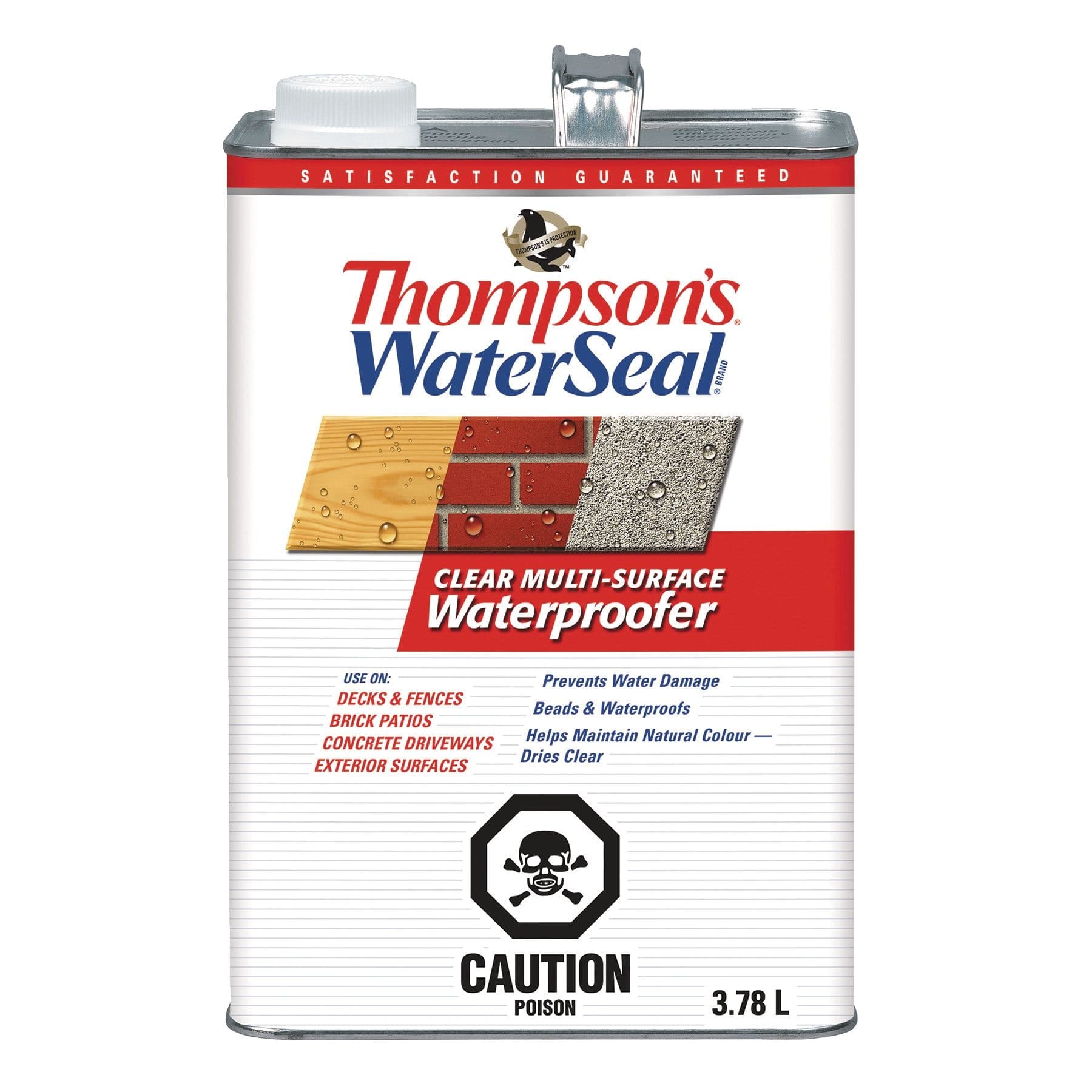 Thompson's® WaterSeal® Exterior Multi-Surafce Waterproofer, Clear, 3.78-L/1-Gallon