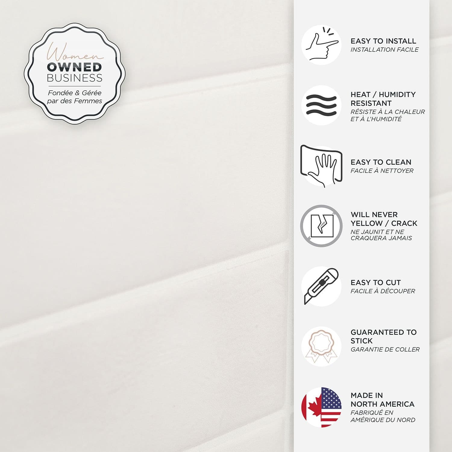 Smart Tiles Peel & Stick Self-Adhesive DIY Kitchen & Bathroom Wall Tiles, Morocco Essaouira, 4-pk