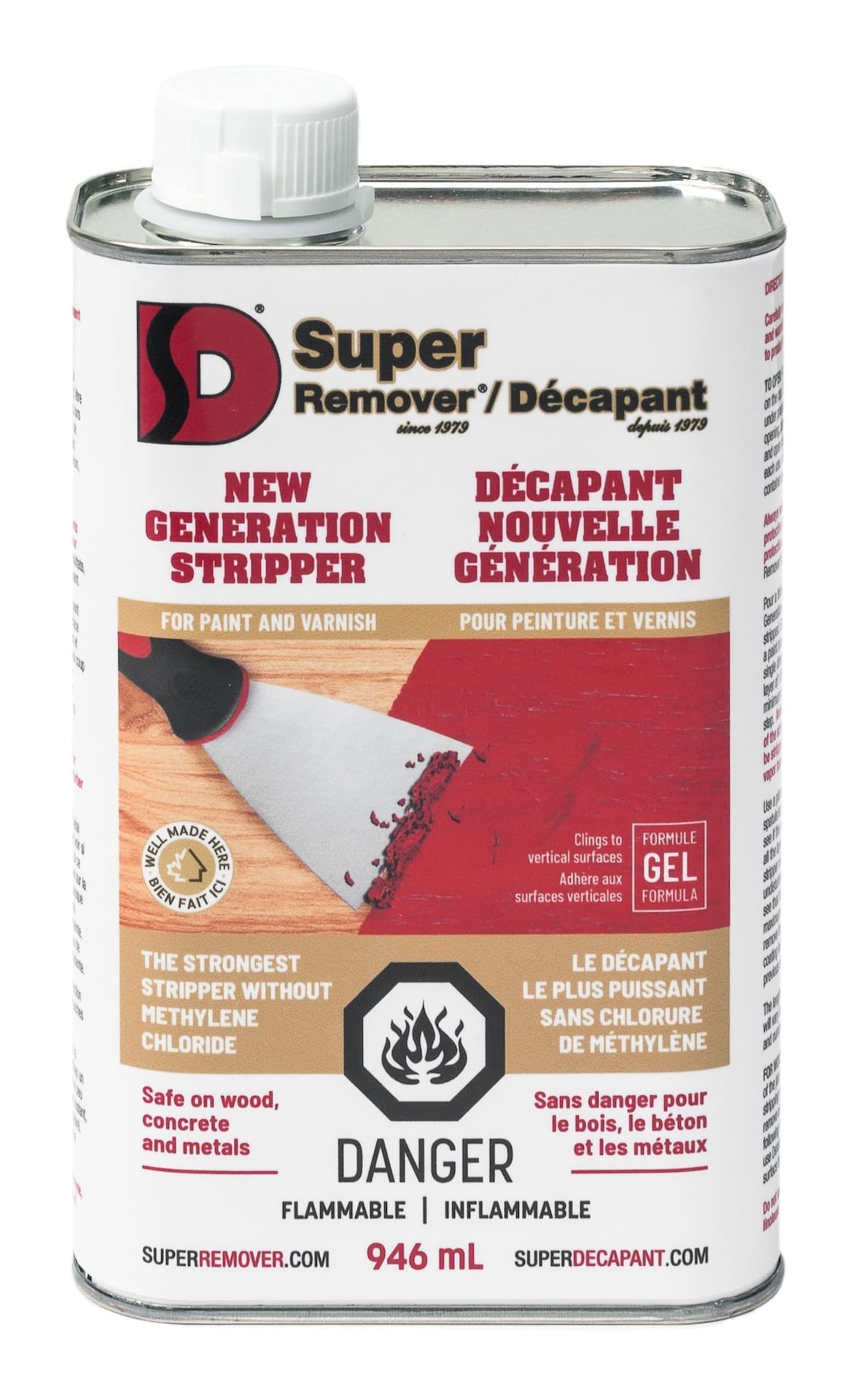 DS Super Remover New Generation Paint & Varnish Stripper/Remover, 946-mL