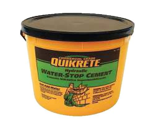 Quikrete Commercial Grade Fast-Setting Hydraulic Water-Stop Cement Repair Mix, 4.5-kg