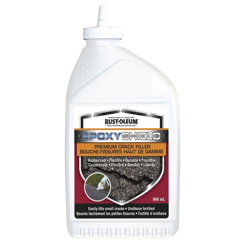 Rust-Oleum EpoxyShield Premium Crack Filler, Repairs Asphalt Surfaces & Driveways, 946-mL
